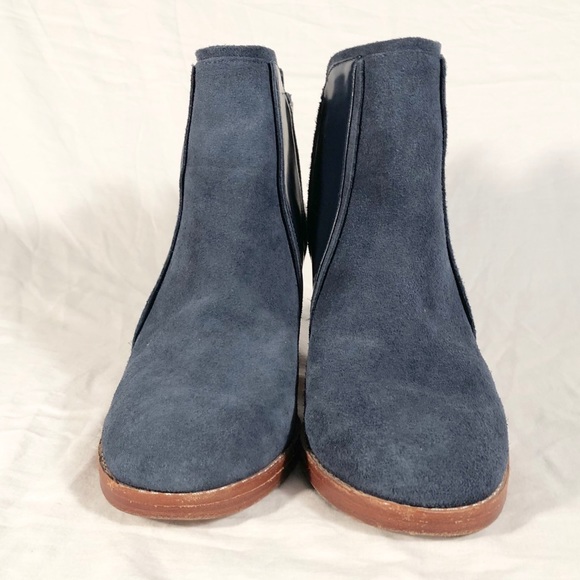 Matt Bernson “Holt” Blue Suede Ankle Boots Size 10 - Picture 5 of 8